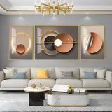 Opulent Vision Glass Finish Wall Art (Set Of 3)