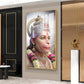 Pavan Putra Hanuman Ji Glass Finish Vertical Wall Art