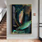 Whimsical Wings Glass Finish Vertical Wall Art