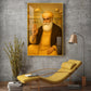 Majestic Presence Of Guru Glass Finish Vertical Wall Art