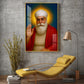 Guru's Reflection Glass Finish Vertical Wall Art