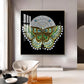 Butterfly Bliss Glass Finish Square Wall Art