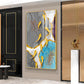 Goldfish Bowl Bliss Glass Finish Vertical Wall Art