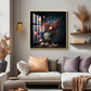 Botanical Beauty Glass Finish Square Wall Art