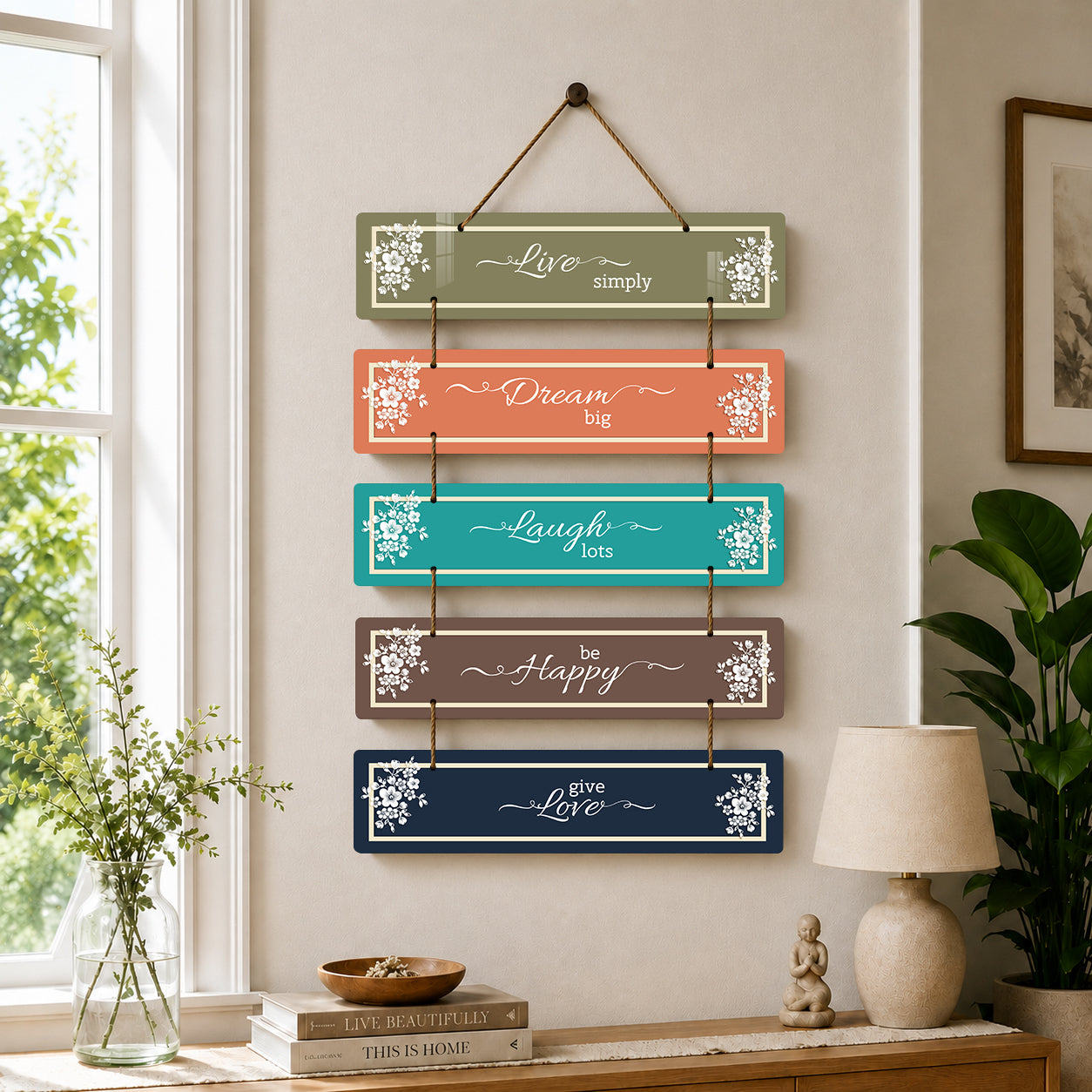 Motivational Quote Wooden Wall Hanging