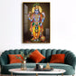 Bhagwan Vishnu Ji Glass Finish Vertical Wall Art