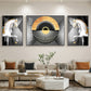 White Horse Harmony Glass Finish Wall Art (Set Of 3)