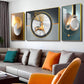 Abstraction of Deer Glass Finish Wall Art (Set Of 3)