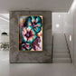 Elysian Blooms Glass Finish Vertical Wall Art