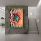 Floral Dreamscape Glass Finish Vertical Wall Art