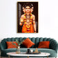 Lord Dattatreya Glass Finish Vertical Wall Art
