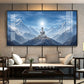 Sky Emembrance Buddha Glass Finish Horizontal Wall Art