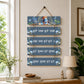 Hare Ram Hare Krishna Mantra Wooden Wall Hanging