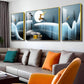 Snowy Haven Glass Finish Wall Art (Set Of 3)