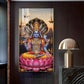 Shri Narayan Glass Finish Vertical Wall Art
