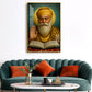 Sikh Guru Nanak Dev Ji Glass Finish Vertical Wall Art