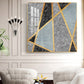 Modern Muse Glass Finish Square Wall Art