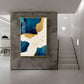 Luxe Harmony Abstracts Glass Finish Vertical Wall Art