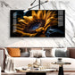 Dew Drop Petals Glass Finish Horizontal Wall Art