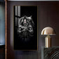 Lord Bajarang Bali Glass Finish Vertical Wall Art