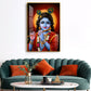 Lord Baby Krishna Glass Finish Vertical Wall Art