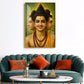 Sri Dattatreya Swami Glass Finish Vertical Wall Art