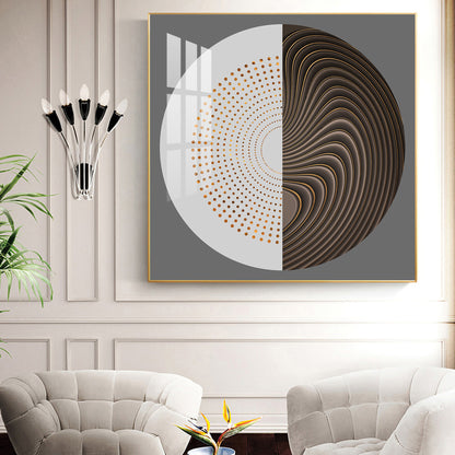 Sphere of Innovation Glass Finish Square Wall Art