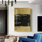 Midnight Elegance Glass Finish Vertical Wall Art