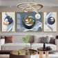 Serenity in Color Glass Finish Wall Art (Set Of 3)