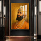 Dhan Dhan Kalgidhar Guru Gobind Singh Ji Glass Finish Vertical Wall Art