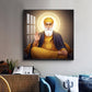 Shri Guru Nanak Dev Ji Glass Finish Square Wall Art