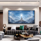 Sky Emembrance Buddha Glass Finish Horizontal Wall Art