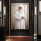 Bhai Chamanjeet Singh Ji Lal Glass Finish Vertical Wall Art