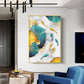 Floral Harmony Sunlit Blooms Glass Finish Vertical Wall Art