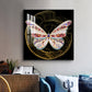 Nocturnal Wings Glass Finish Square Wall Art