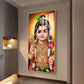 Little Lord Murugan Glass Finish Vertical Wall Art