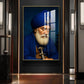 Dhan Dhan Baba Deep Singh Ji Glass Finish Vertical Wall Art