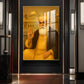 Majestic Presence Of Guru Glass Finish Vertical Wall Art