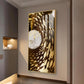 Aquatic Realm Glass Finish Vertical Wall Art
