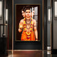 Lord Dattatreya Glass Finish Vertical Wall Art