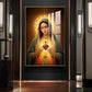 Immaculate Heart of Mary Glass Finish Vertical Wall Art