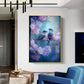 Harmony in Flight Glass Finish Vertical Wall Art