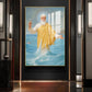 Hands of Harmony Glass Finish Vertical Wall Art
