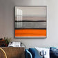 Citrus Cascade Glass Finish Square Wall Art