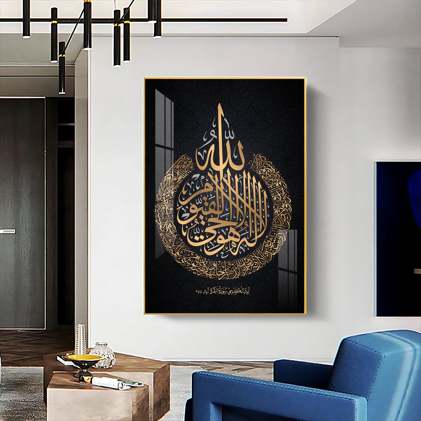 Verse Of Protection Glass Finish Vertical Wall Art