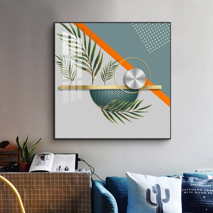 Timeless Tropics Glass Finish Square Wall Art