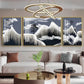 Alpine Dreamscape Glass Finish Wall Art (Set Of 3)