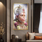 Pavan Putra Hanuman Ji Glass Finish Vertical Wall Art