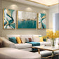 Muse of Colors Glass Finish Wall Art (Set Of 3)