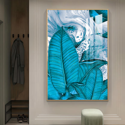 Oceanic Dreamscape Glass Finish Vertical Wall Art